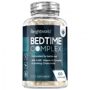 Bedtime Complex Capsules - Natural Sleep Supplement By WeightWorld