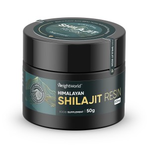 Bottle of WeightWorld Pure Himalayan Shilajit Resin