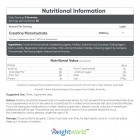 Nutritional information of our Creatine Gummies