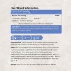 Nutritional information of our l carnitine food supplement