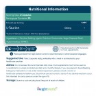 Nutritional information of WeightWorld’s taurine supplement UK