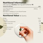 Nutritional information of our Lion's Mane Mushroom Gummies