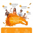 Benefits of our Organic Turmeric with Ginger and Black Pepper Capsules