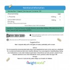 Nutritional information of our L-Theanine Capsules