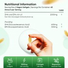 Nutritional information of our omega-3 EPA DHA vegetarian capsules