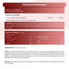 Nutritional information of our Vitamin B12 Gummies