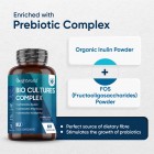 Powerful prebiotics in our probiotic complex capsules