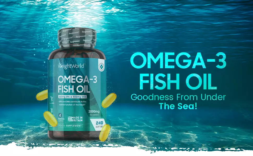 WeightWorld omega 3 fish oil softgels